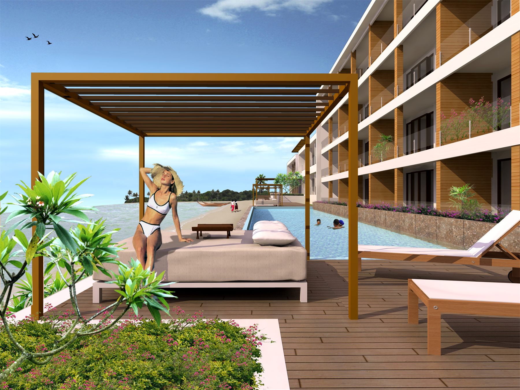 รีสอร์ต–โรงแรมริมทะเล